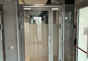 Противопожарные двери в проекте Перегородки и двери офис Сбербанк Рижская 4 этаж